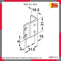 BAS GIẢM CHẤN CÁNH TRONG=KL HÄFELE 405.11.161