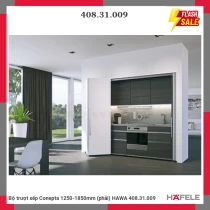 Bộ trượt xếp Conepta 1250-1850mm (phải) HAWA 408.31.009