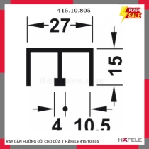 RAY DẪN HƯỚNG TRÊN 5000 MM Hafele 415.10.805