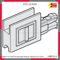 Slido F-Li14 25A run.hous.grip chromat. HÄFELE 415.13.010
