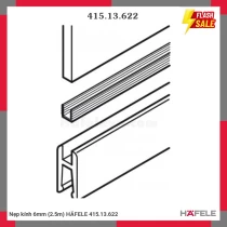 Nẹp kính 6mm (2.5m) HÄFELE 415.13.622
