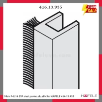 Slido F-Li14 25A dust protec.alu.silv.5m HÄFELE 416.13.935