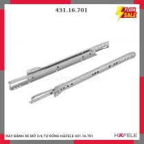 RAY BÁNH XE MỞ 3/4,TỰ ĐÓNG HÄFELE 431.16.701