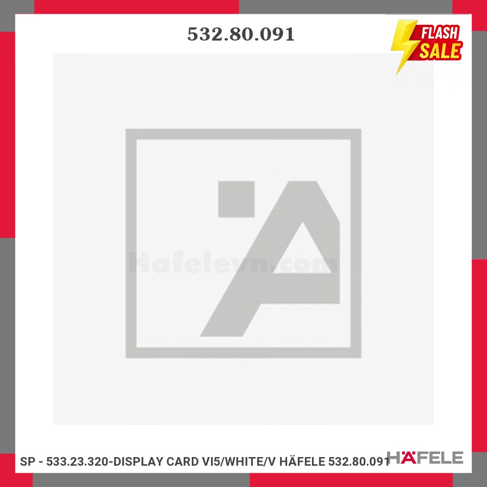 SP - 533.23.320-DISPLAY CARD VI5/WHITE/V HÄFELE 532.80.091