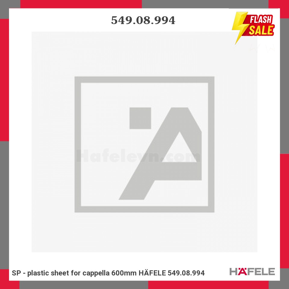 SP - plastic sheet for cappella 600mm HÄFELE 549.08.994