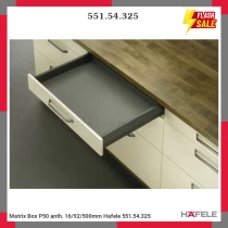 Matrix Box P50 anth. 16/92/500mm Hafele 551.54.325
