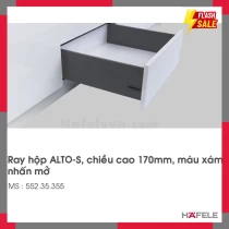 Ray Hộp Alto-S Nhấn Mở H170mm Hafele 552.35.355