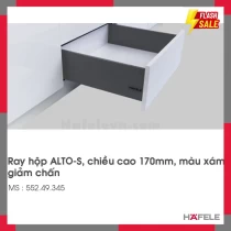 Ray Hộp Alto-S Giảm Chấn H170mm Hafele 552.49.345