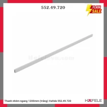 Thanh nhôm ngang 1200mm (trắng) Hafele 552.49.720