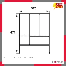 Khay Chia Ngăn Kéo Rộng 450mm Hafele 552.52.804