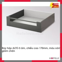 Ray Hộp Alto Nhấn Mở Giảm Chấn H170mm Hafele 552.55.308