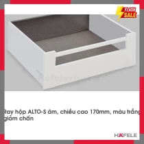 Ray Hộp Alto-S Nhấn Mở Giảm Chấn H170mm Hafele 552.55.708