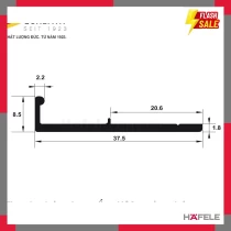 Thanh Nhôm Tay Nắm H01 Hafele 563.58.913