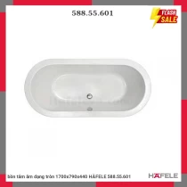 bồn tắm âm dạng tròn 1700x790x440 HÄFELE 588.55.601