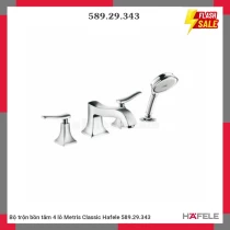 Bộ trộn bồn tắm 4 lỗ Metris Classic Hafele 589.29.343