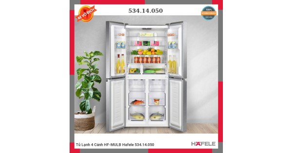 Tủ Lạnh Side By Side HF-SBSIB Hafele 539.16.230