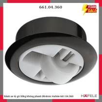 Bánh xe tủ gỗ 50kg không phanh Ø64mm Hafele 661.04.360