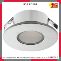 Đèn LED2022 12V/1.5W 30K/CRI82/silvc./2m HÄFELE 833.72.084