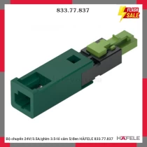 Bộ chuyển 24V/3.5A/ghim 3.5-lổ cắm 5/đen HÄFELE 833.77.837