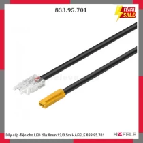 Dây cấp điện cho LED dây 8mm 12/0.5m HÄFELE 833.95.701