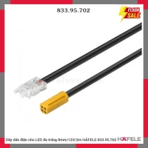 Dây dẫn điện cho LED đa trắng 8mm/12V/2m HÄFELE 833.95.702