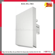 Nắp che hai đầu cho profile2104 nhựa/xám Hafele 833.95.783
