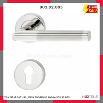 TAY NẮM GẠT =KL, INOX MỜ/BÓNG Hafele 903.92.083