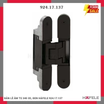 BẢN LỀ ÂM TE 340 3D, ĐEN HÄFELE 924.17.137