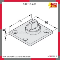 TRỤC XOAY GẮN SÀN Hafele 932.10.601