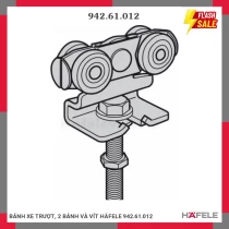 BÁNH XE TRƯỢT, 2 BÁNH VÀ VÍT HÄFELE 942.61.012
