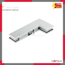 Kẹp Kính Chữ L Inox Bóng Hafele 981.00.663