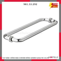 TAY NẮM =ĐỒNG MÀU CHROME BÓNG 425MM Hafele 981.53.292