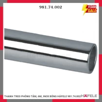 THANH TREO PHÒNG TẮM, 6M, INOX BÓNG HÄFELE 981.74.002