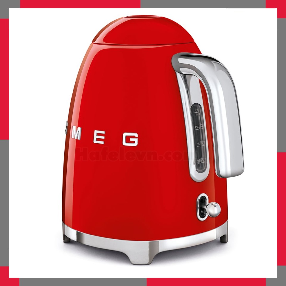 Ấm đun nước siêu tốc Smeg 50's retro Style KLF03RD