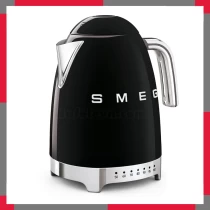 Ấm đun siêu tốc có nhiệt độ hiệu Smeg model KLF04BLEU màu đen
