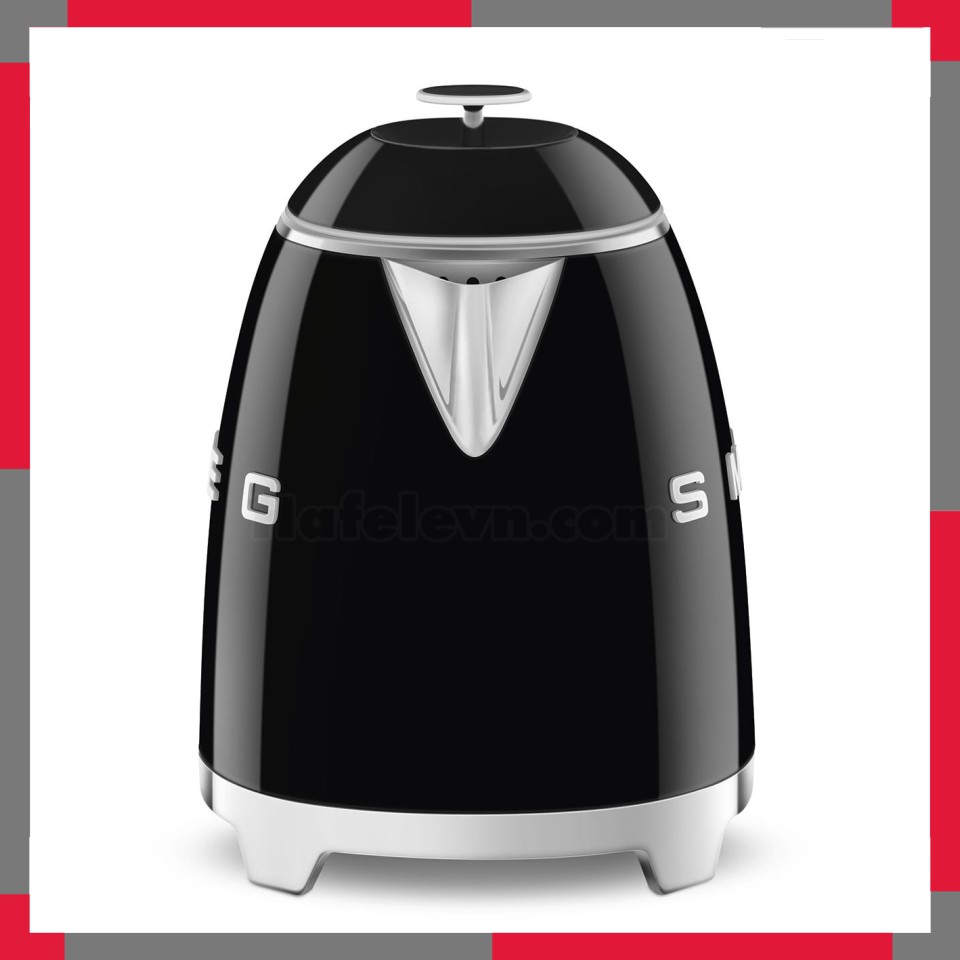 Ấm đun siêu tốc mini hiệu Smeg model KLF05BLEU màu đen