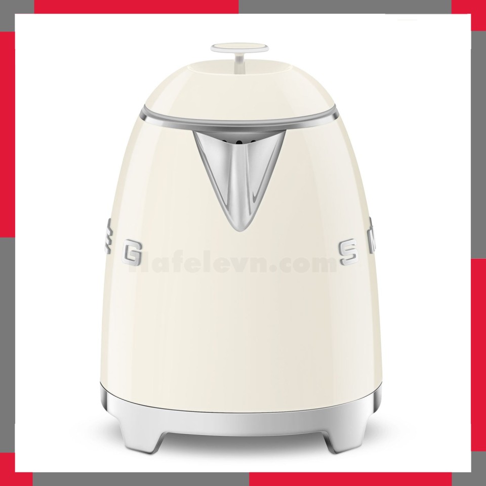 Ấm đun siêu tốc mini hiệu Smeg model KLF05CREU màu kem