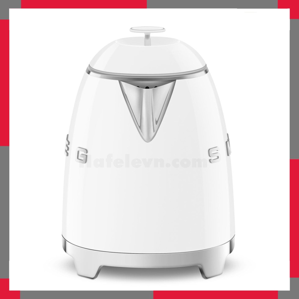 Ấm đun siêu tốc mini hiệu Smeg model KLF05WHEU màu  trắng