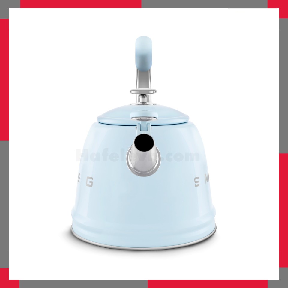 Ấm đun từ thổi sáo hiệu Smeg model WKF01PBEU, màu xanh blue