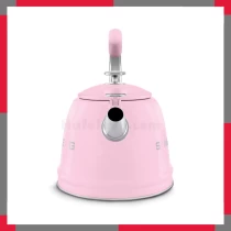 Ấm đun từ thổi sáo hiệu Smeg model WKF01PKEU, màu hồng