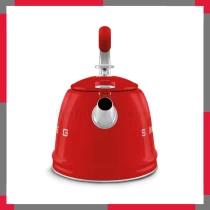Ấm đun từ thổi sáo hiệu Smeg model WKF01RDEU, màu đỏ