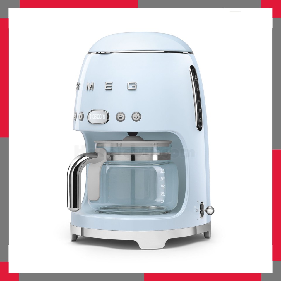 Ấm pha cà phê Smeg 50's Style DCF02PB