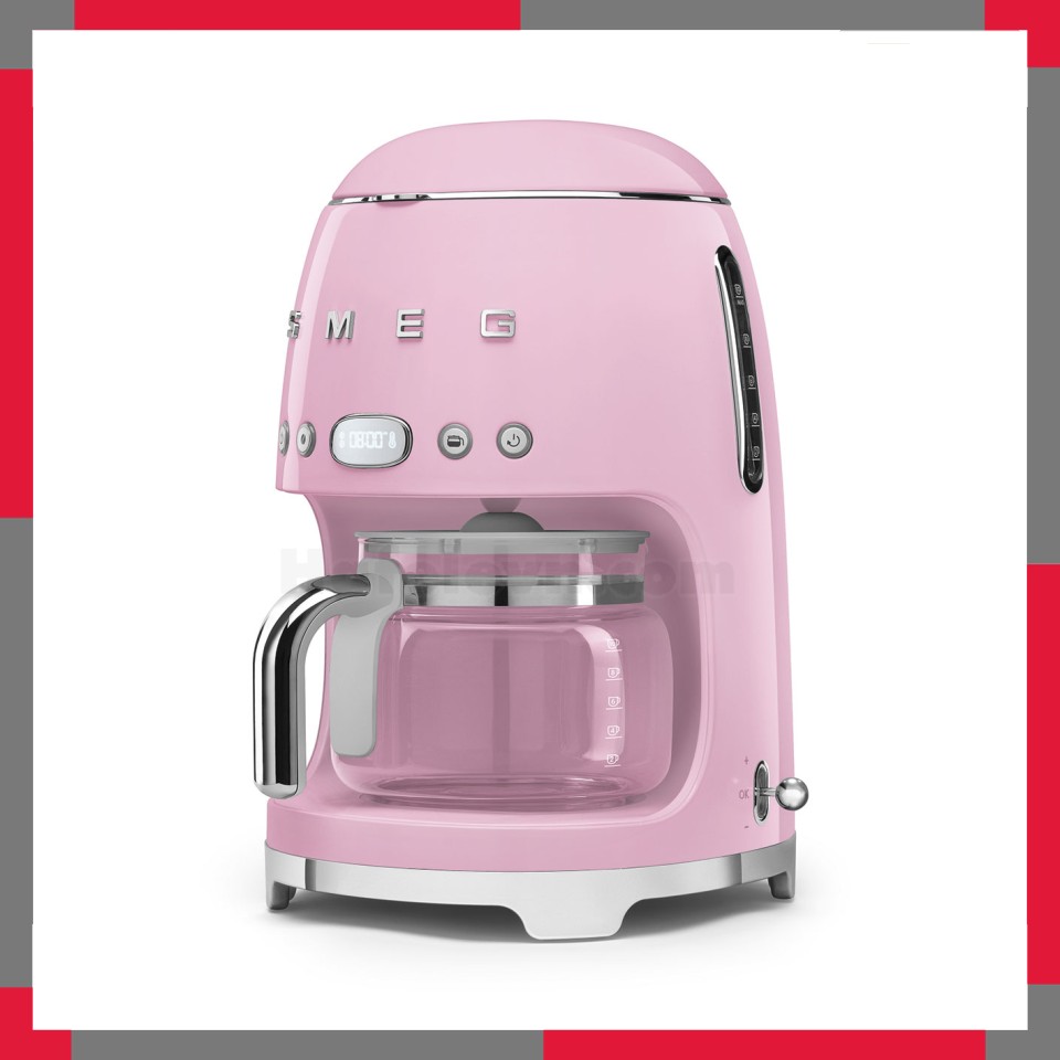 Ấm pha cà phê Smeg 50's Style DCF02PK