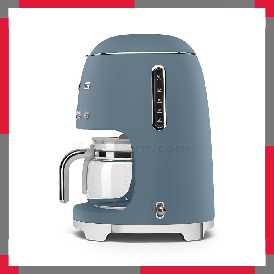 Ấm pha cà phê Smeg 50's Style DCF02SBMEU