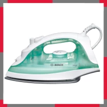 Bàn Là Bosch TDA2301GB: Thép Không Gỉ, Công Suất 2000W, Tay Cầm Soft Grip