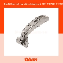 Bản lề Blum tích hợp giảm chấn góc mở 155° 71B7650 1159619