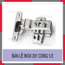 Bản Lề Cong 1/2 Inox 201 EuroGold WS02