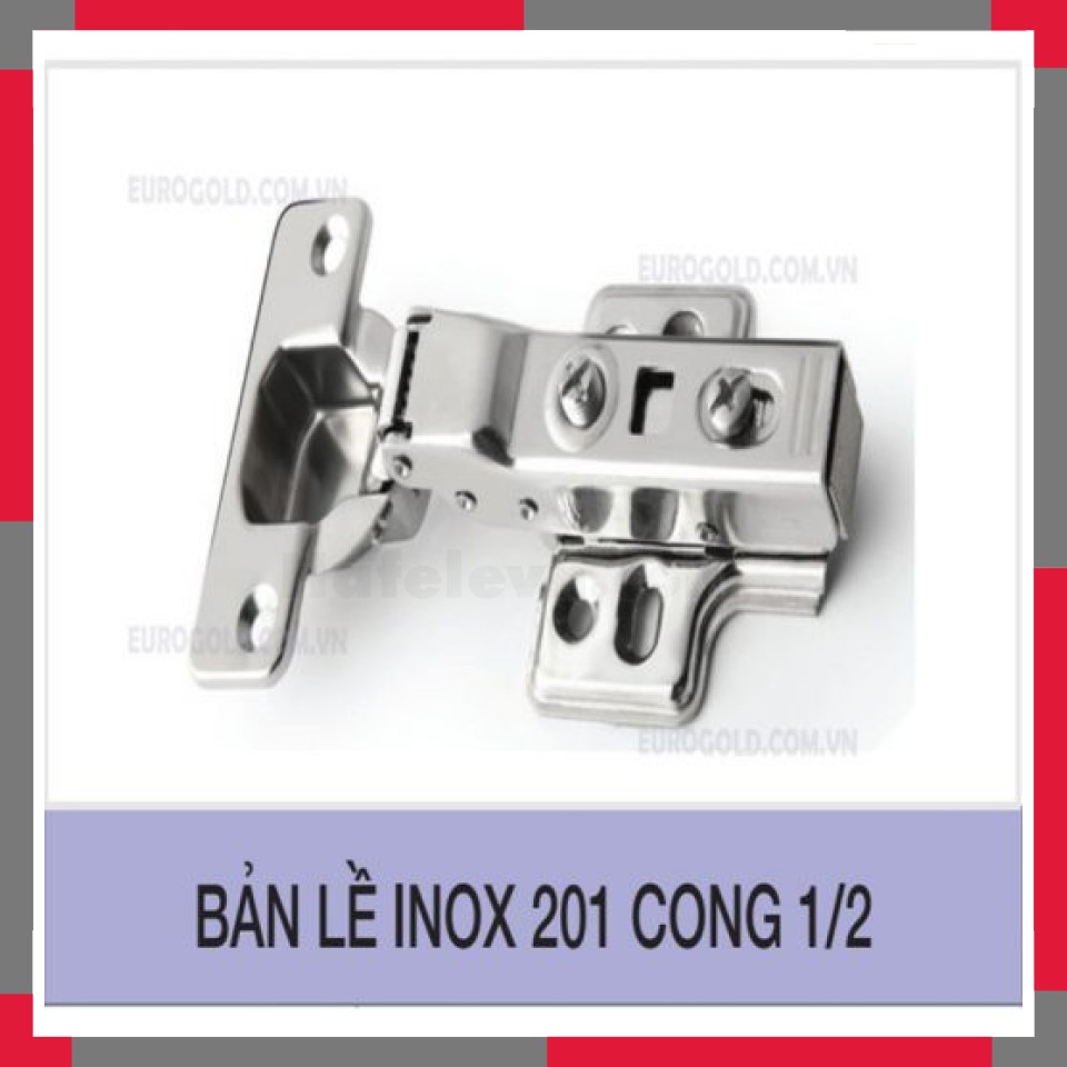 Bản Lề Cong 1/2 Inox 201 EuroGold WS02