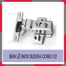 Bản Lề Cong 1/2 Inox 304 EuroGold WP02