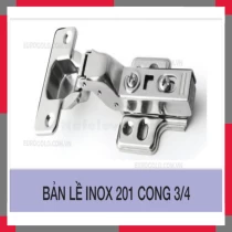 Bản Lề Cong 3/4 Inox 201 EuroGold WS03